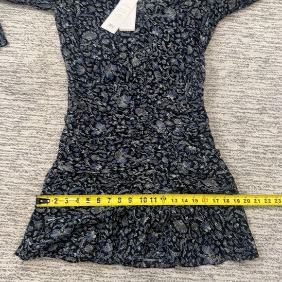 NWT Veronica Beard ROSALIA Silk Mini DRESS
BLACK Blue MULTI Size 6 Revolve - Picture 13 of 16